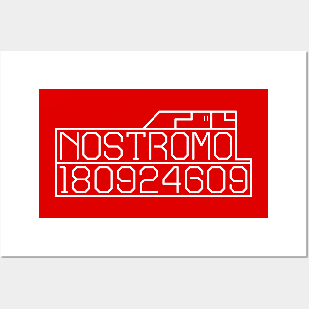 Nostromo Boot Screen Graphic Wall Art by Ekliptik